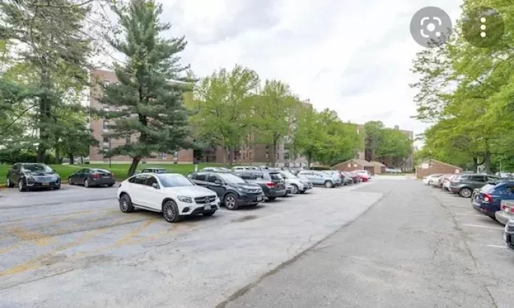 View of uncovered parking lot