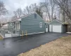 Convenient side entrance into mudroom