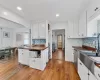 Generous cabinet and counter space for the chef of the household.