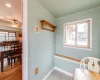 Kitchen featuring appliances with stainless steel finishes, recessed lighting, a sink, and decorative backsplash