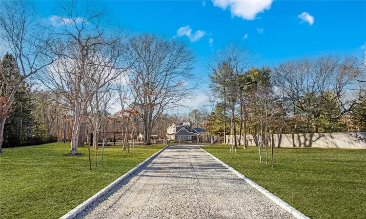 View of street featuring driveway