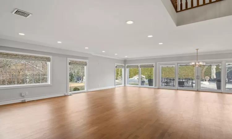 Open floor plan Living Room/Dining Room combo