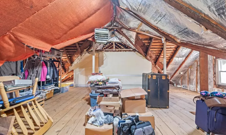 View of attic