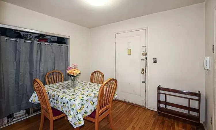 Dining room featuring hardwood / wood-style flooring