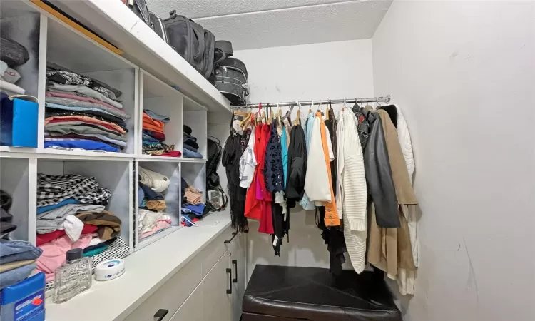 View of spacious closet