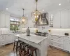 Kitchen with Quartzite Island