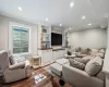 Basement Family Room with Egress Window