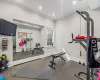 Home Gym with Egress Window