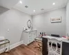 Basement Rec Room that could serve as another Home Office