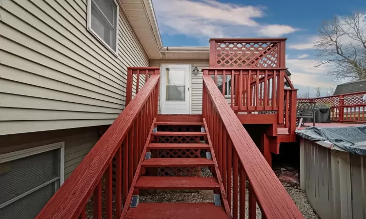 View of stairway