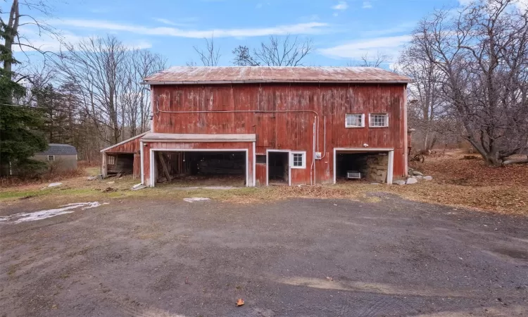 View of barn