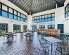 View of patio / terrace featuring outdoor dining space and visible vents