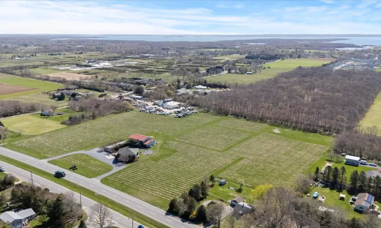 Drone / aerial view with a rural view