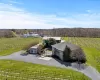 Bird's eye view featuring a rural view